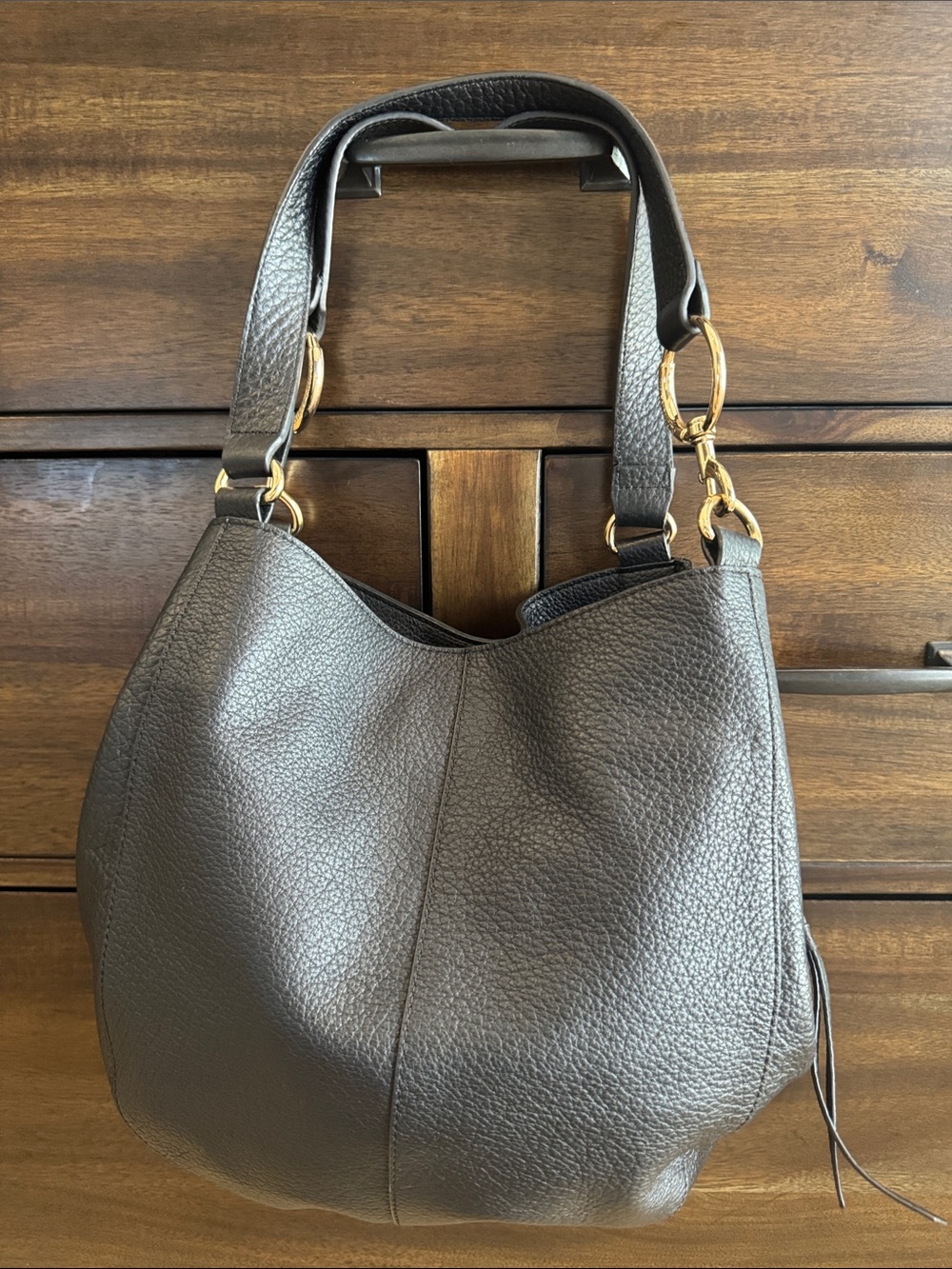 Women's Pebbled Leather Hobo Bag